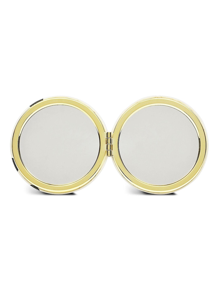 Radley London Radley Evergreen White Compact Mirror - Image 2 of 3