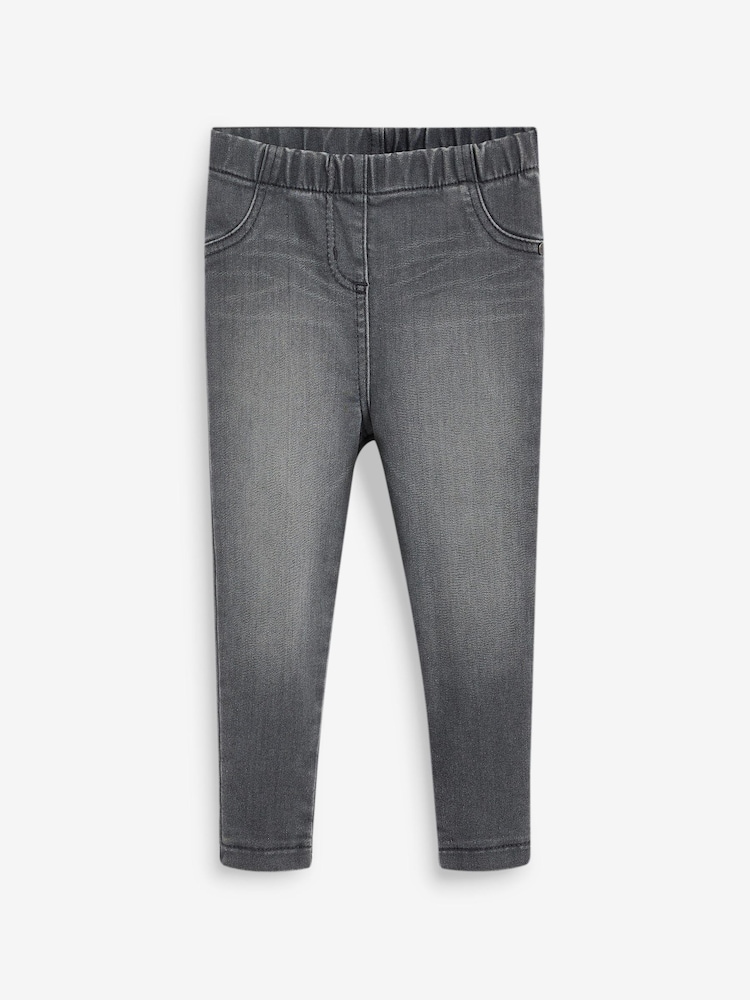 siva Denim - Jeggings z elastičnim pasom (3mesecev-7leto) - Slika 1 iz 6