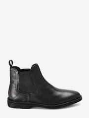 Black Leather Chelsea Boots - Image 1 of 4