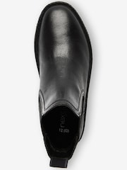Black Leather Chelsea Boots - Image 3 of 4