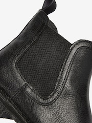 Black Leather Chelsea Boots - Image 4 of 4