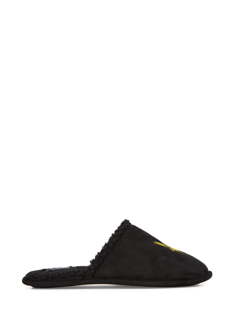 Lyle & Scott Black Slippers - Image 2 of 4