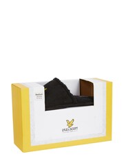 Lyle & Scott Black Slippers - Image 4 of 4