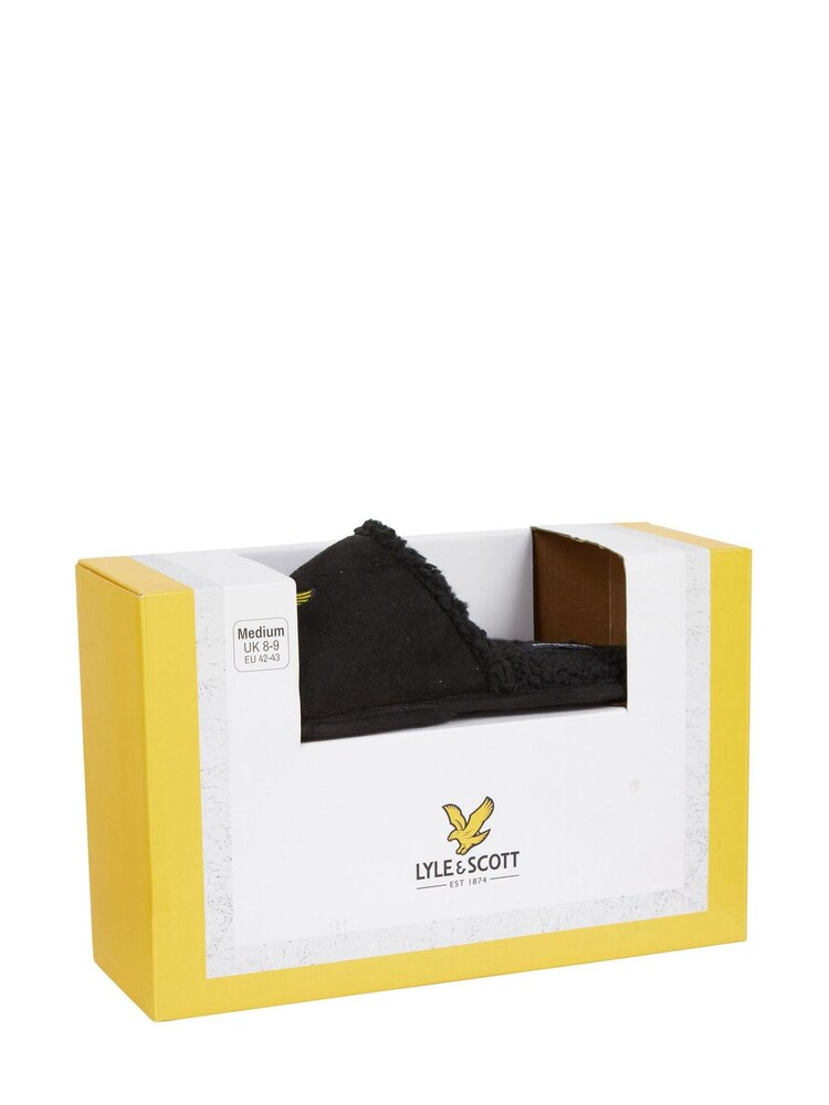 Lyle & Scott Black Slippers - Image 4 of 4 Lyle & Scott Black Slippers - Image 4 of 4