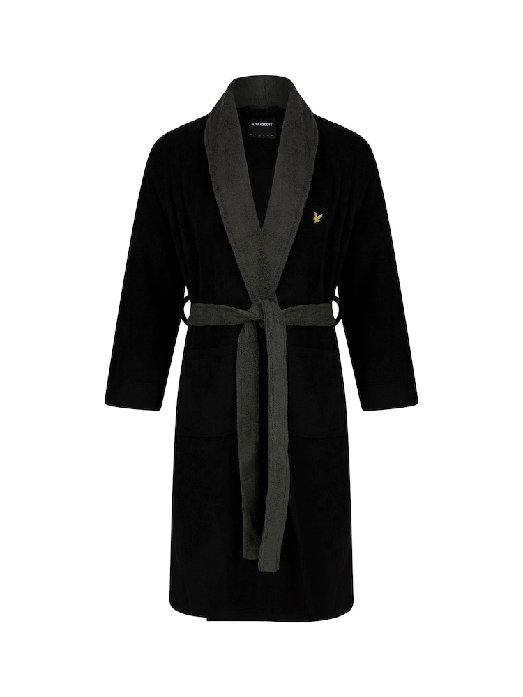 Black Lyle & Scott Loungewear Bathrobe - Image 1 of 3