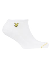 White Lyle & Scott Trainer Socks 5 Pack - Image 2 of 6