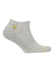 White Lyle & Scott Trainer Socks 5 Pack - Image 3 of 6