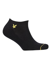 White Lyle & Scott Trainer Socks 5 Pack - Image 4 of 6