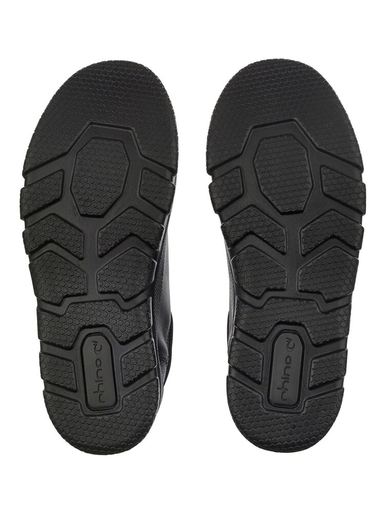 Start-Rite Rhino Sherman Black Leather Lace-Up School Shoes - Image 5 of 5