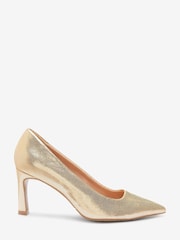 Gold Regular/Wide Fit Forever Comfort® with Motionflex Leather Courts - Image 4 of 8