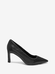 Black Regular/Wide Fit Forever Comfort® with Motionflex Leather Courts - Image 1 of 5