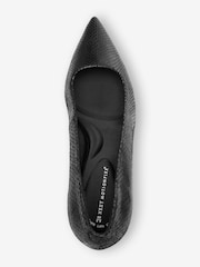 Black Regular/Wide Fit Forever Comfort® with Motionflex Leather Courts - Image 3 of 5