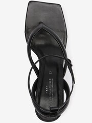 Black Forever Comfort® Signature Padded Toe Post Sandals - Image 6 of 9