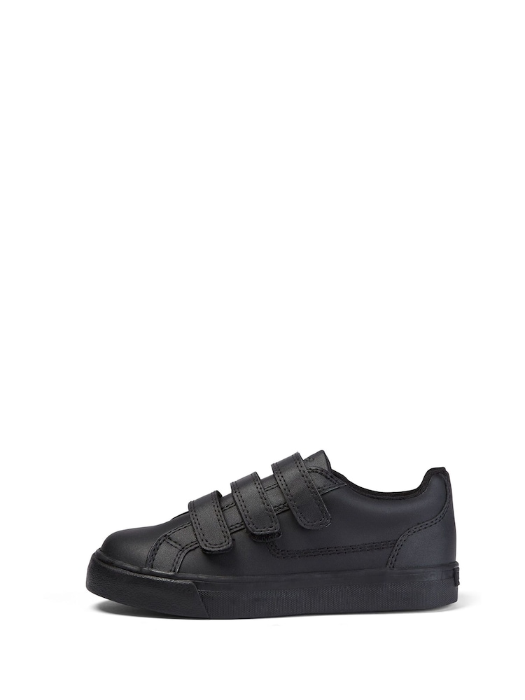 Kickers Black Tovni Trip School Shoes - Image 2 of 7