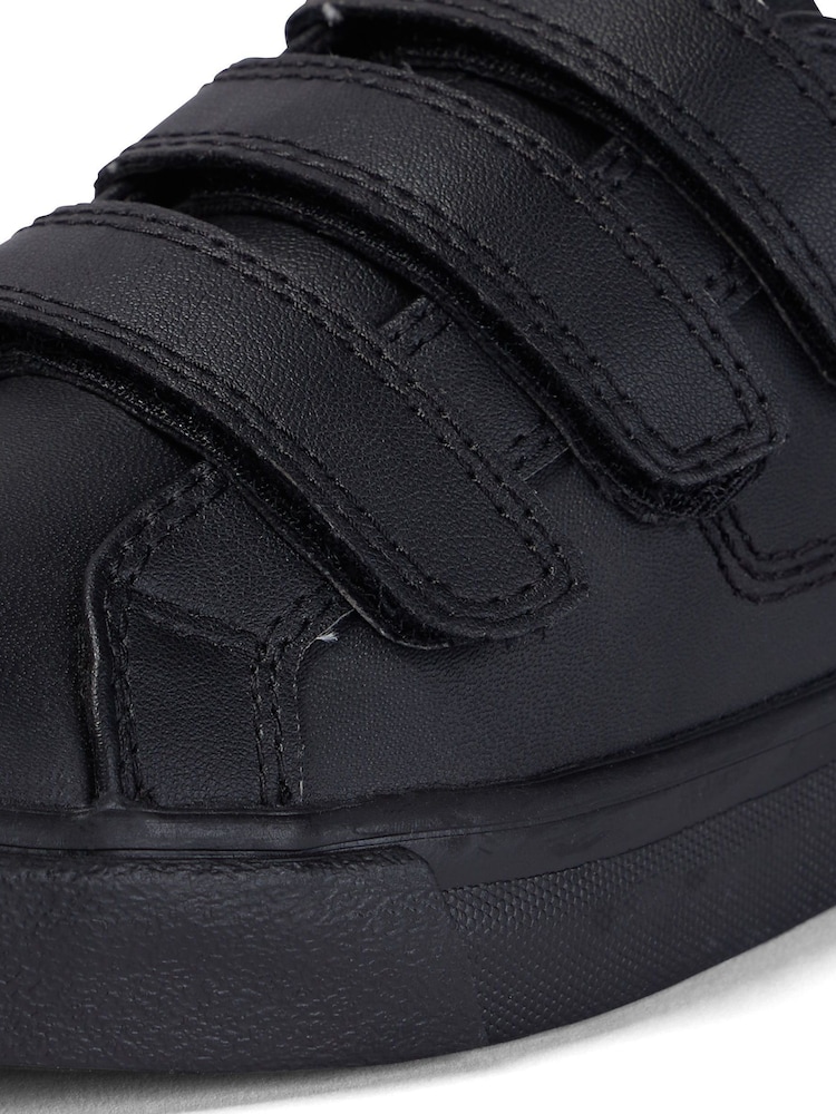Kickers Black Tovni Trip School Shoes - Image 7 of 7
