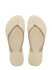 Havaianas Slim Sparkle Flip Flops - Image 1 of 8