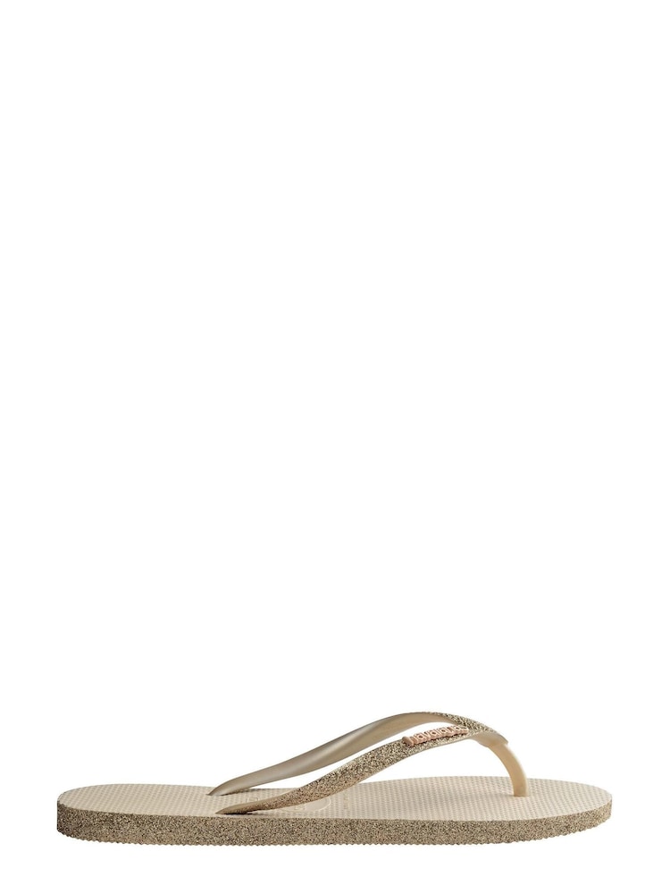Havaianas Slim Sparkle Flip Flops - Image 2 of 8
