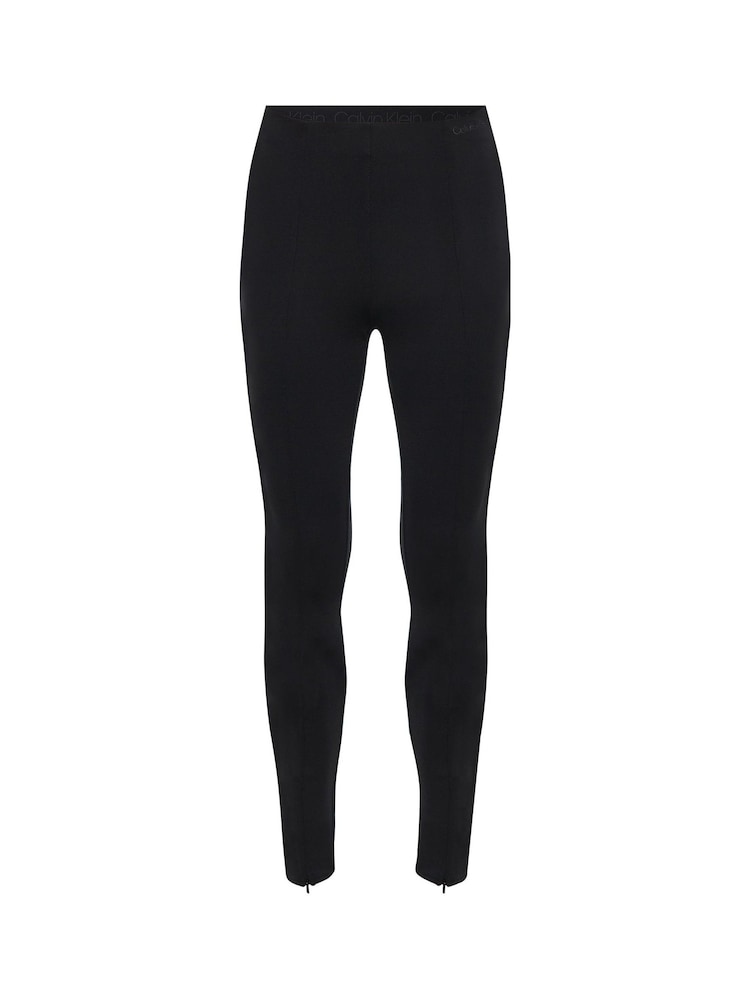 Calvin Klein Black Technical Knit Leggings - Image 4 of 4