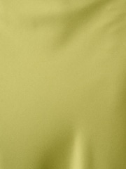 Adrianna Papell Green Aidan Mattox Crepe Back Satin Long Dress - Image 3 of 6