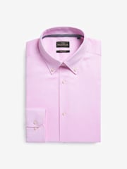 Pink Signature Premium 100% Cotton Textured Long Sleeve Single Cuff Shirt - Image 6 of 8