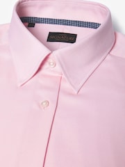 Pink Signature Premium 100% Cotton Textured Long Sleeve Single Cuff Shirt - Image 7 of 8