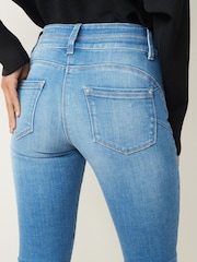 Mid Blue Lift, Slim And Shape Skinny Jeans - Image 4 of 5