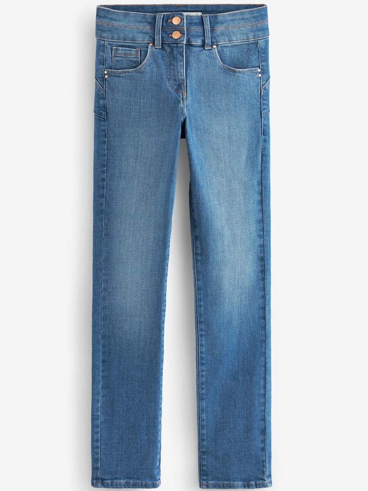 Mid Blue Denim Wash Lift, Slim And Shape Slim Jeans - Image 5 of 7