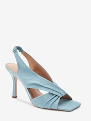 Signature Leather Twist Detail Sandals - Image 4 of 6