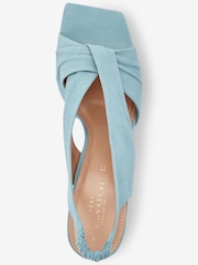 Signature Leather Twist Detail Sandals - Image 5 of 6