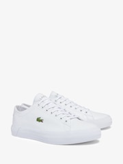 Lacoste Gripshot Nappa Leather White Trainers - Image 2 of 5
