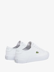 Lacoste Gripshot Nappa Leather White Trainers - Image 3 of 5