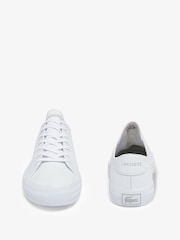 Lacoste Gripshot Nappa Leather White Trainers - Image 4 of 5