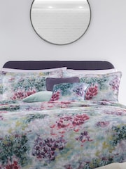 Clarke & Clarke Purple Fiore Duvet Cover and Pillowcase Set - Image 1 of 4
