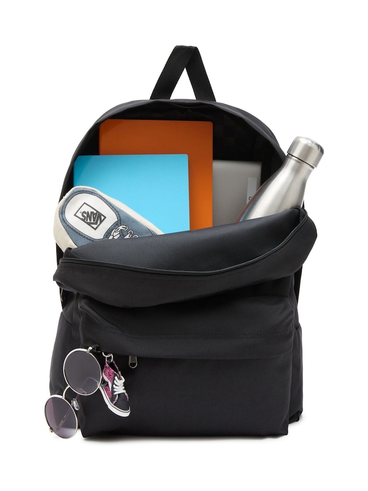 Vans Kids Old Skool Print Black Backpack - Image 2 of 4