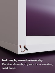 Frank Olsen White Elevate Smart LED TV Stand - Image 11 of 12