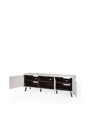 Frank Olsen White Elevate Smart LED TV Stand - Image 5 of 6