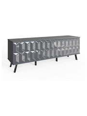 Frank Olsen Grey Elevate Smart LED TV Stand - Image 3 of 5