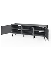 Frank Olsen Grey Elevate Smart LED TV Stand - Image 4 of 5