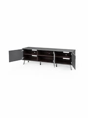 Frank Olsen Grey Elevate Smart LED TV Stand - Image 8 of 12