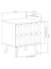 Frank Olsen Grey Elevate Smart LED Side Table - Image 5 of 5