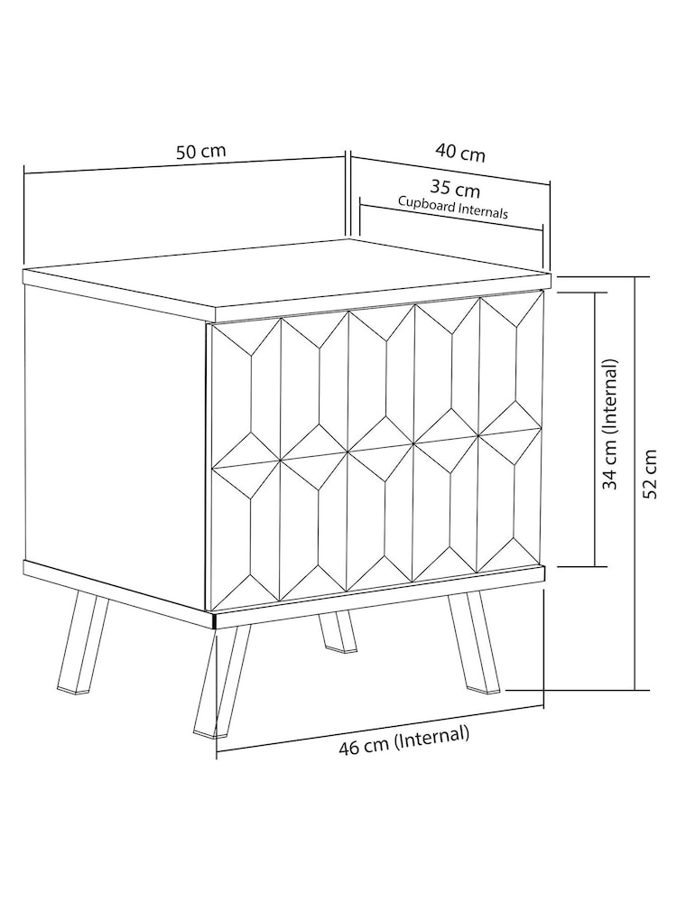 Frank Olsen Grey Elevate Smart LED Side Table - Image 5 of 5