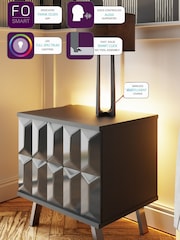 Frank Olsen Grey Elevate Smart LED Side Table - Image 6 of 6