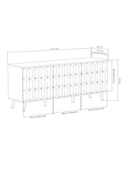 Frank Olsen White Elevate Smart LED Sideboard - Image 5 of 5