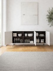 Frank Olsen White Elevate Smart LED Sideboard - Image 6 of 10