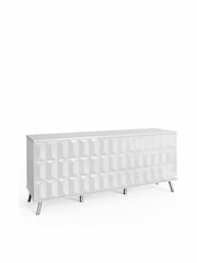 Frank Olsen White Elevate Smart LED Sideboard - Image 7 of 10