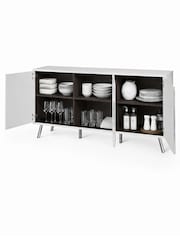 Frank Olsen White Elevate Smart LED Sideboard - Image 9 of 10