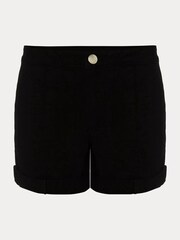 Phase Eight Black 100% Cotton Denim Sara Shorts - Image 6 of 6