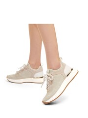 كريم - حذاء رياضي محبوك من Carvela - Image 1 of 5
