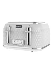 Breville White Curve Toaster - Image 1 of 4