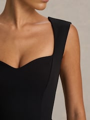 Club L London Black Everlee Sweetheart-Neck Jumpsuit - Image 3 of 5
